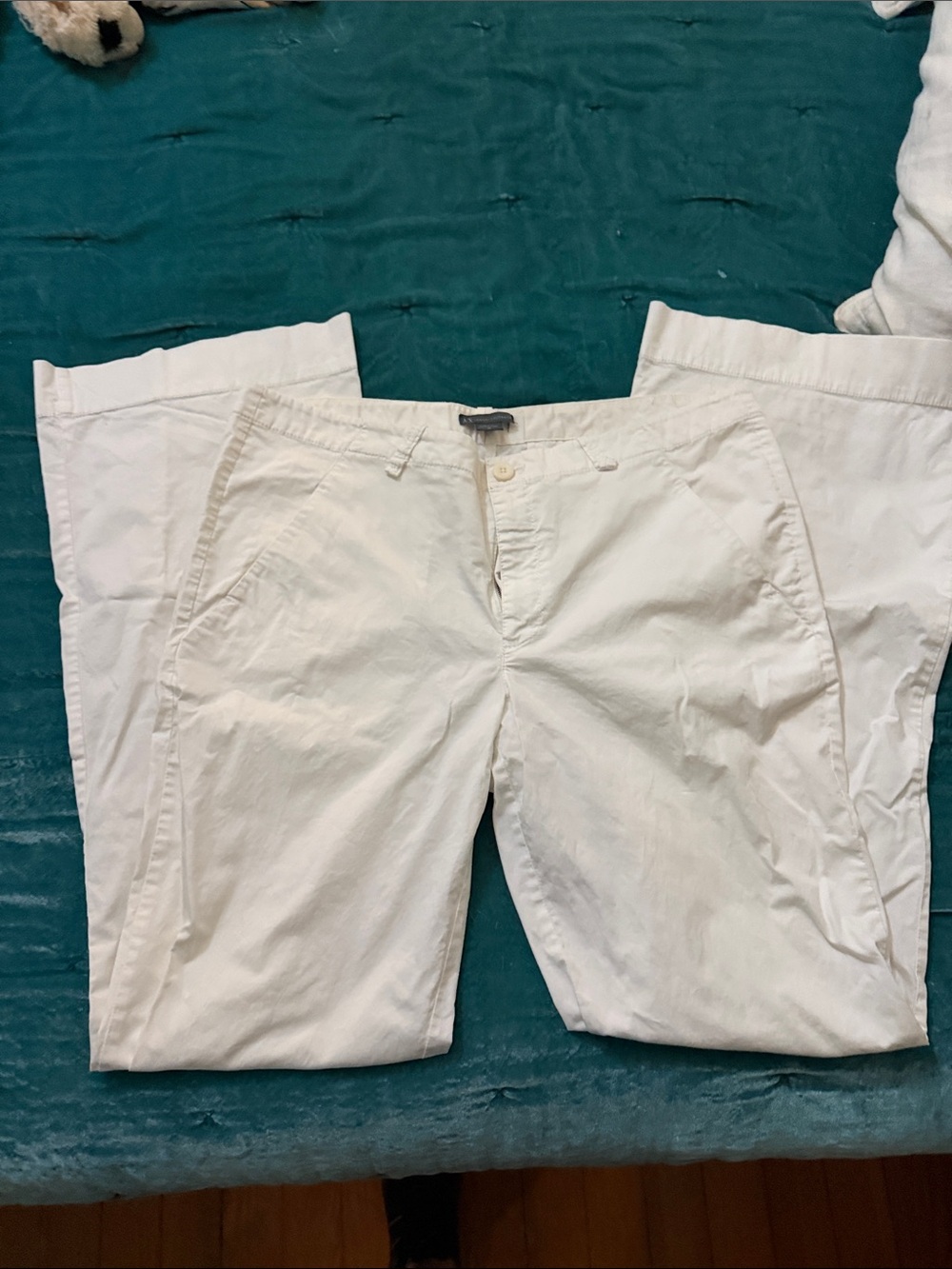 A/X Armani Exchange Women’s White Chino Pants Size 14